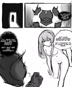 Lewd Heroine and Queens Armor — hentai manga cover on Fhentai