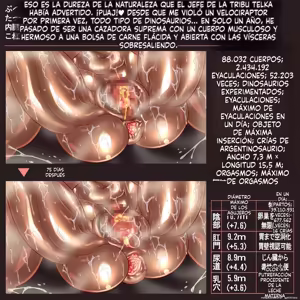 Page 129 of Lufa, la cazadora de dinosaurios gigantes ~El cuerpo más fuerte y entrenado termina convirtiéndose en una bolsa de gestación para dinosaurios~ - preview thumbnail