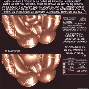Page 25 of Lufa, la cazadora de dinosaurios gigantes ~El cuerpo más fuerte y entrenado termina convirtiéndose en una bolsa de gestación para dinosaurios~ - preview thumbnail
