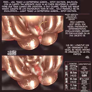 Page 61 of Lufa, la cazadora de dinosaurios gigantes ~El cuerpo más fuerte y entrenado termina convirtiéndose en una bolsa de gestación para dinosaurios~ - preview thumbnail