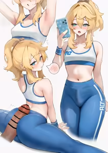 Page 3 of ヨガブリジット 差分＆未完成ラフ - preview thumbnail