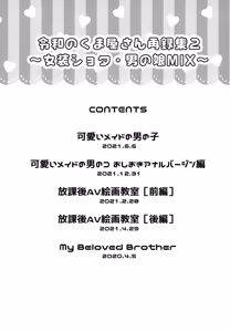 Page 2 of Reiwa no Kumaya-san Sairoku Shuu 2 ~Josou Shota・Otokonoko MIX~ - preview thumbnail