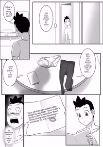 Page 3 of Parasite Extra - Tsukioi's younger brother, continued - preview thumbnail