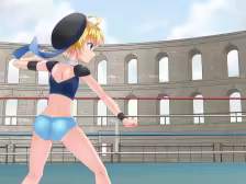 Page 14 of アークプリンセス・バスターグラディエイターズ エロプロレスでタッグマッチ！ 性器と肛門と股を徹底攻撃！ - preview thumbnail