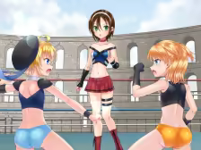 Page 573 of アークプリンセス・バスターグラディエイターズ エロプロレスでタッグマッチ！ 性器と肛門と股を徹底攻撃！ - preview thumbnail