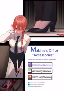 Makima's Office "Accessories" - hentai manga cover image