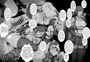 Page 2 of Manga-fuu Tifa | Manga-style Tifa - preview thumbnail