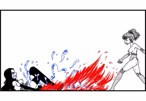 Page 25 of Water vs Fire - preview thumbnail