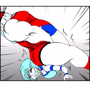 Page 16 of Pro Wrestling - Red Mask vs. Blue Girl - preview thumbnail