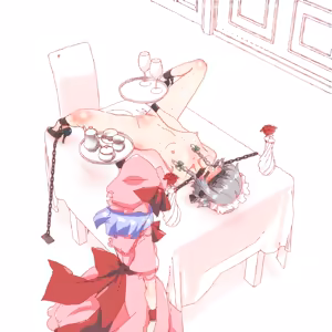 Page 125 of デザート咲夜さんをおいしくいただくおぜうさま。 - preview thumbnail