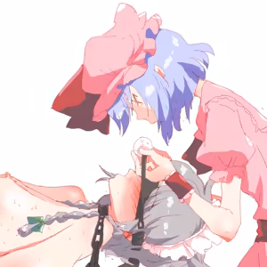 Page 128 of デザート咲夜さんをおいしくいただくおぜうさま。 - preview thumbnail