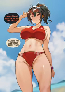 Zhu Yuan - Beach Restricted Area! - hentai manga cover image