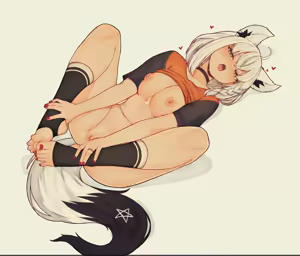 Page 51 of Shirakami/Kurokami Fubuki Naughty - preview thumbnail