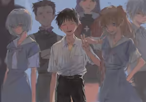 Page 1042 of Evangelion Image Collection #1 - preview thumbnail