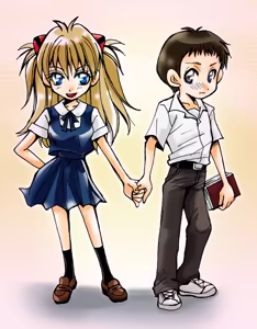 Page 1402 of Evangelion Image Collection #1 - preview thumbnail