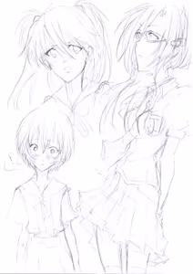 Page 1702 of Evangelion Image Collection #1 - preview thumbnail