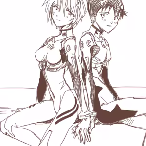 Page 1734 of Evangelion Image Collection #1 - preview thumbnail