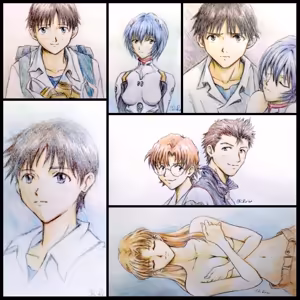 Page 437 of Evangelion Image Collection #3 - preview thumbnail