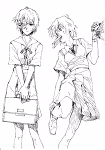 Page 66 of Evangelion Image Collection #3 - preview thumbnail