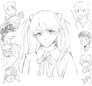 Page 1728 of Evangelion Image Collection #4 - preview thumbnail
