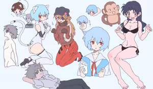 Page 1744 of Evangelion Image Collection #4 - preview thumbnail