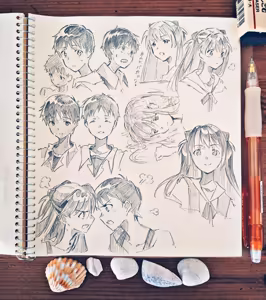 Page 712 of Evangelion Image Collection #5 - preview thumbnail