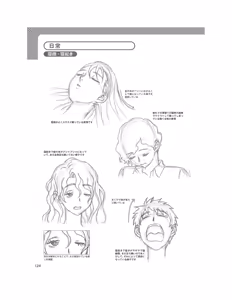 Page 126 of How to Draw Facial Expressions - Hisashi Kagawa teaches you - preview thumbnail