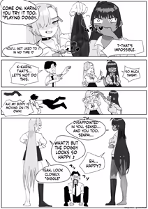 Page 3 of Karin & Asuna: Disposing of Masochistic Trash-Sperm with Super-Stinky Foot Masturbation - preview thumbnail