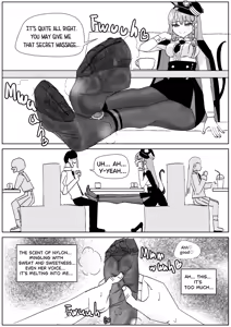 Page 2 of Haruna's Secret Pantyhose job at the Cafe - preview thumbnail