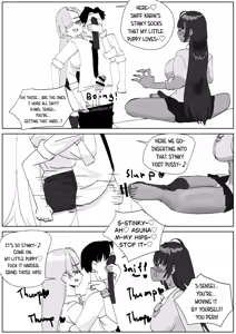 Page 5 of Karin & Asuna Masochist's Cum Squeezed by Stinky Feet - preview thumbnail