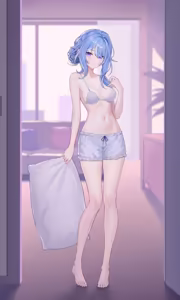 Page 11 of 【Fanbox】云开明（R18）【Odette】奥黛塔睡衣（12P） - preview thumbnail