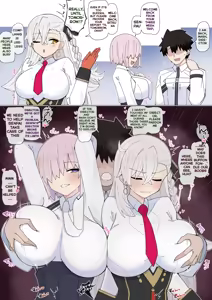 Mashu to Shochou no Gouhoubi Ecchi❤︎  / Mash and Director's Naughty Reward — hentai manga cover on Fhentai