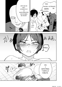 Page 18 of My beautiful boss (who's a power-harassing sadist) was masturbating anally at my desk, so I took advantage of his weakness to do all sorts of lewd things to him! Español - preview thumbnail