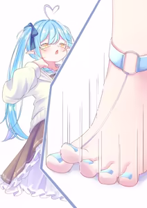 Page 16 of Lamy-sama Training Her Little Pet - preview thumbnail