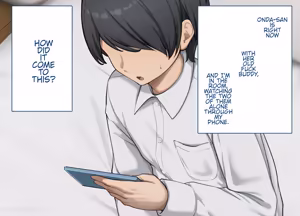 Page 65 of Netorare Purei o Shitara Aite no Ojisan ga Kyokon Datta ～Kanojo o Ikaserarenai Zako Osu no Boku wa Dekachin de Aegu Kanojo no Sugata de Nasakenaku Onanii o Suru～ - preview thumbnail