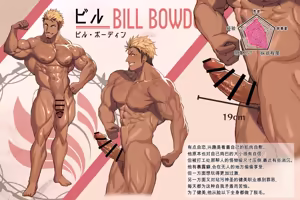 Page 9 of Character Setting Muscle Cafe キャラ設定・マッスルカフェ編 | 肌肉咖啡馆・角色设定 - preview thumbnail