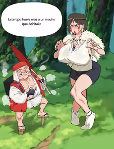 mononoke hime — hentai manga cover on Fhentai