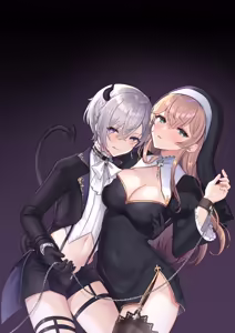 Page 3 of Inma Danshi to Kankin Ecchi - Saiin Kuriseme de Seijo Kairaku Ochi | Captive Sex with an Incubus ~holy woman corruption by lust inducing clitoral teasing~ - preview thumbnail