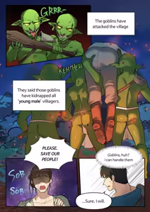 Page 2 of Reon and the Goblin's cave - preview thumbnail