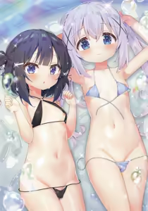 Page 2 of Natsu no Dokidoki Mizu Asobi! | Summer's Heart-Throbbing Pool Time! - preview thumbnail