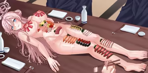 Page 4 of Nyotaimori - Mimori Mizuha - preview thumbnail