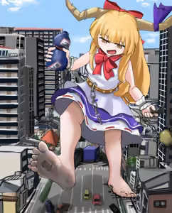 Page 11 of Suika Grows Gradually to a Massive Size and Does Whatever She Wants - preview thumbnail