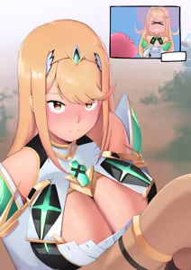 Page 421 of Xenoblade - Rex, Pyra, Mythra and Nia - preview thumbnail