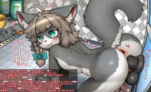 Page 2 of Lina-chan's Bath (decensored) - preview thumbnail