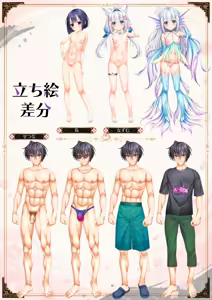 Page 24 of Sandoku Ryouran Nie Visual Fan Book - preview thumbnail