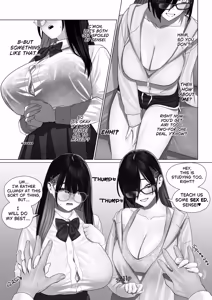 Page 60 of Bakunyuu Shimai ni Oshiekomu | Training the Busty Sisters - preview thumbnail