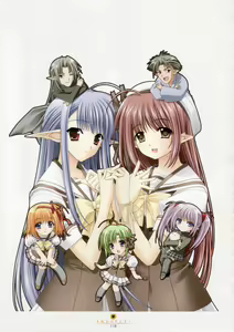 Page 119 of Shuffle! - Visual Fan Book - preview thumbnail