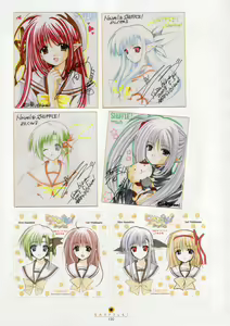Page 131 of Shuffle! - Visual Fan Book - preview thumbnail
