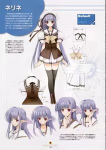 Page 167 of Shuffle! - Visual Fan Book - preview thumbnail