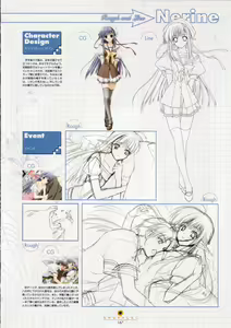 Page 168 of Shuffle! - Visual Fan Book - preview thumbnail